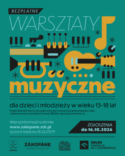 Grasz lub śpiewasz? Dołącz do Warsztatów Muzycznych!